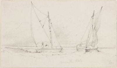 Two Newcastle Keels by John Wilson Carmichael